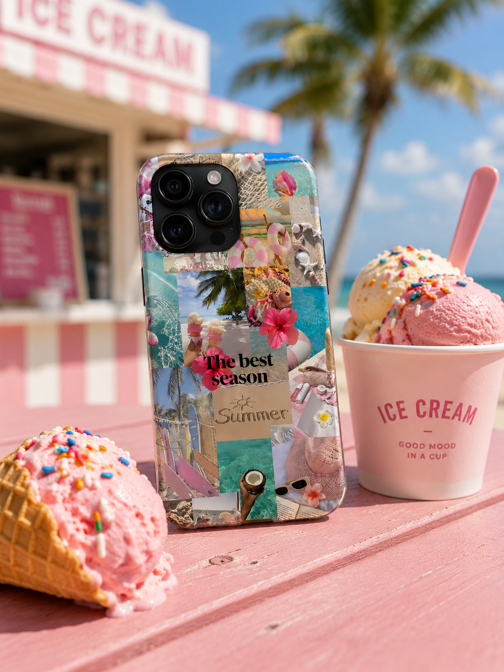 Beachside Bliss 💕🍦🏝️