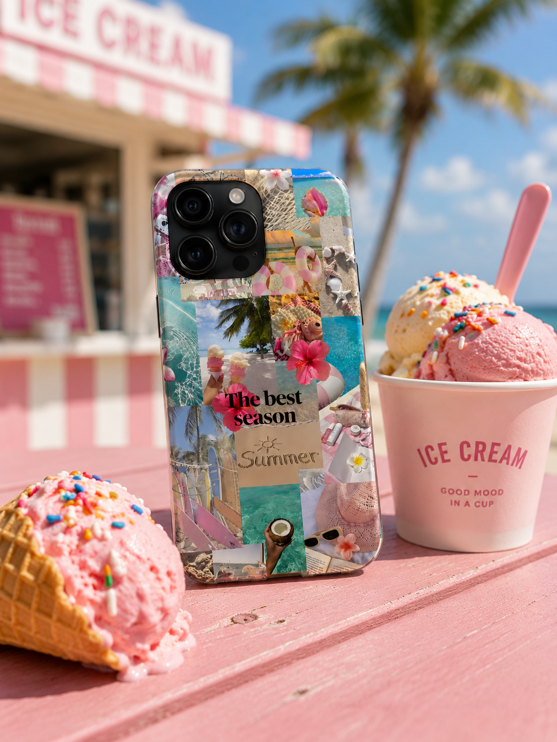Beachside Bliss 💕🍦🏝️